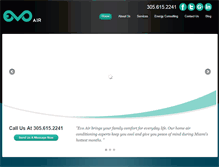 Tablet Screenshot of evo-air.com
